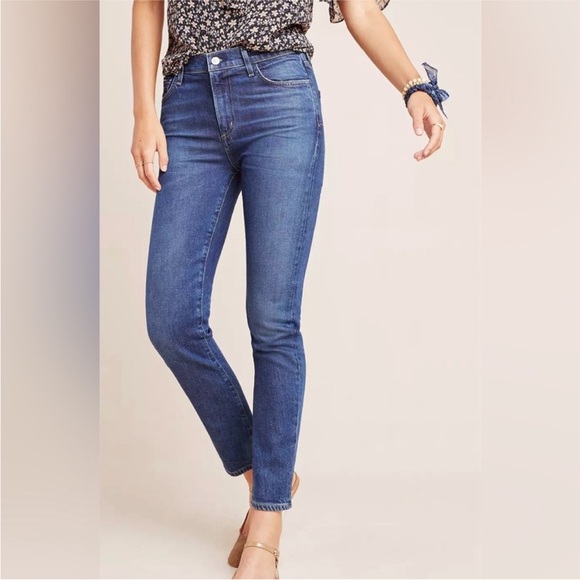 Citizens of‎ Humanity Size 28 Harlow Ankle High Rise Slim Denim Jeans Frayed Hem - Picture 1 of 16
